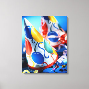 Party-Hüte Leinwanddruck