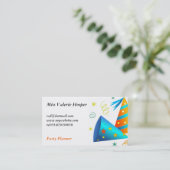 Party-Hüte Visitenkarte (Stehend Vorderseite)