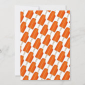 Party Ice Cream Social Birthday Popsicle Picnic Einladung (Rückseite)