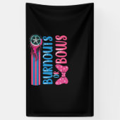Party-Idee für Ausbrüche oder Bows Gender Reveal Banner (Vertikal)
