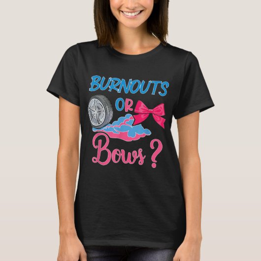 Party-Idee für Mama bei Ausbrüchen oder Bows Gende T-Shirt (Vorderseite)
