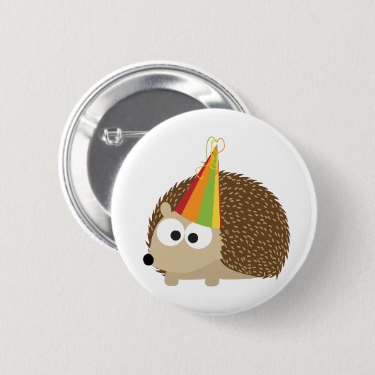 Party Igel Button (Vorne & Hinten)