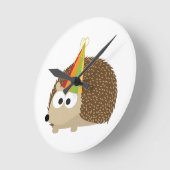 Party Igel Runde Wanduhr (Winkel)