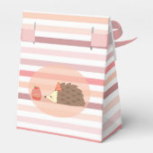 Party Igel und Cupcake Geschenkschachtel (Rückseite)