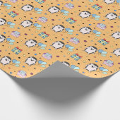 Party-Igel Wrapper Geschenkpapier (Ecke)