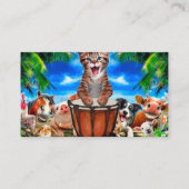 Party im Betrieb Visitenkarte (Rückseite)