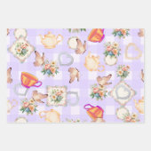 Party im Garten Geschenkpapier Set (Vorderseite)