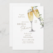 Party im House Champagne Toast Brautparty Einladung (Vorne/Hinten)