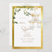 Party im House Champagne Tower 2 Brautparty Einladung (Vorne/Hinten)