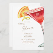 Party im House Cocktail Brautparty Einladung (Vorne/Hinten)