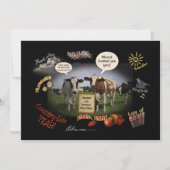 Party im Land Einladung (Vorderseite)