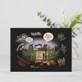 Party im Land Einladung (Stehend Vorderseite)