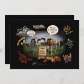 Party im Land Einladung (Vorne/Hinten)