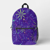Party im lila Twilight Bedruckter Rucksack (Vorderseite)
