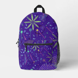 Party im lila Twilight Bedruckter Rucksack
