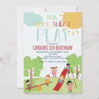 Party im Park Playground Geburtstag