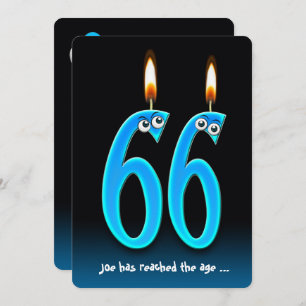 Party im Ruhestand im Alter von 66 Jahren Einladun Einladung