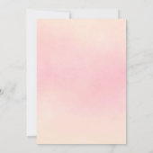 Party im Sommer Rosa Einladung (Rückseite)