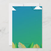 Party im Zoo Einladung (Rückseite)