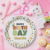 Party im Zoo Safari Animal Happy Birthday Pappteller (Party)