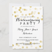 Party-Imitate Glitzer Beleuchtung Einladung (Vorderseite)