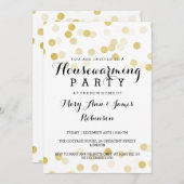 Party-Imitate Glitzer Beleuchtung Einladung (Vorne/Hinten)