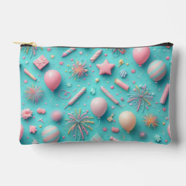 Party in Blau Zubehörtasche