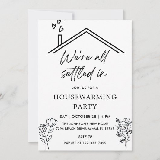 Party, in dem wir leben einladung (Vorderseite)