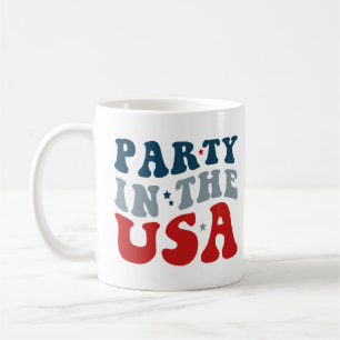 Party in den USA, 4. Juli Kaffeetasse