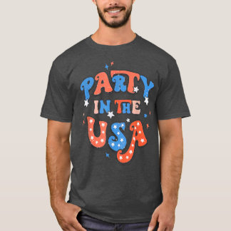 Party in den USA 4. Juli Party American Family T-Shirt