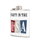 Party in den USA Flachmann (Links)
