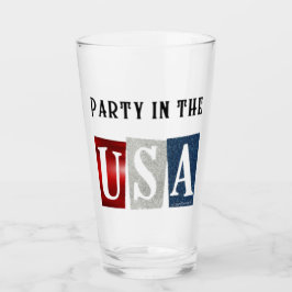 Party in den USA Glas