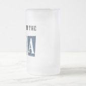 Party in den USA Mattglas Bierglas (Mittel)