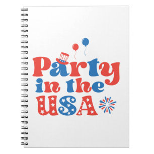 Party in den USA Notizblock