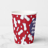 Party in der ersten Phase Niedlich Tampon Name Pappbecher (Rechts)