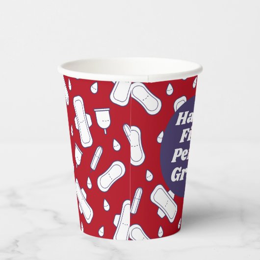 Party in der ersten Phase Niedlich Tampon Name Pappbecher (Rechts)