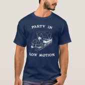 Party in der langsamen Bewegung lustig T-Shirt (Vorderseite)