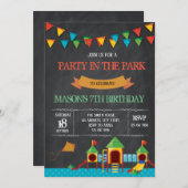 Party in der Parkeinladung Einladung (Vorne/Hinten)