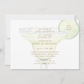 Party in der Partei des Margarita-Engagement im Re Einladung (Vorderseite)