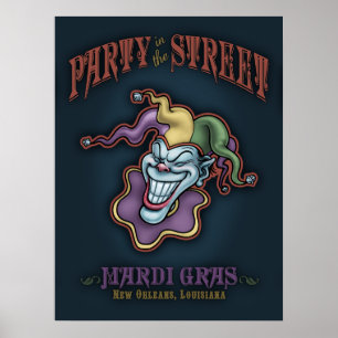 Party in der Straße Poster