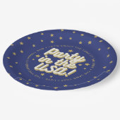 Party in der US-Marine 4. Juli Dekorationen Pappteller (Schrägansicht)