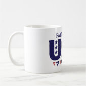 Party in der US-Tasse mit Flag - Funny Gift Kaffeetasse (Links)