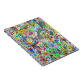 Party in einem Box-Notebook Notizblock (Rechte Seite)