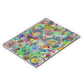 Party in einem Box-Notebook Notizblock (Linke Seite)