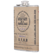 Party in einem Papierbeutel individuell anpassbar Flachmann (Links)