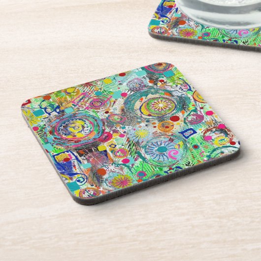 Party in einem Set mit 6 Untersetzer (Linke Seite)