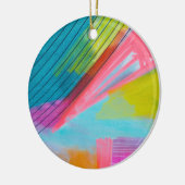 Party in einer Box Keramik Ornament (Links)