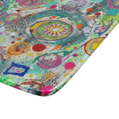 Party in einer Schachtel 6 x 7 Deko Schneidebrett (Ecke)