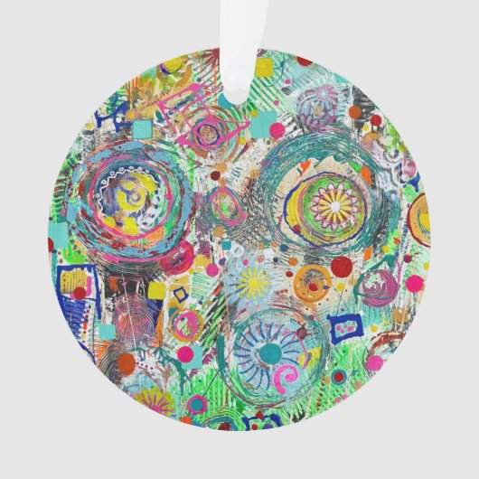 Party in einer Schachtel Ornament (Vorderseite)