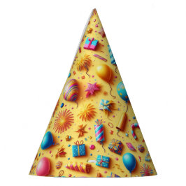 Party in Gelb Partyhütchen